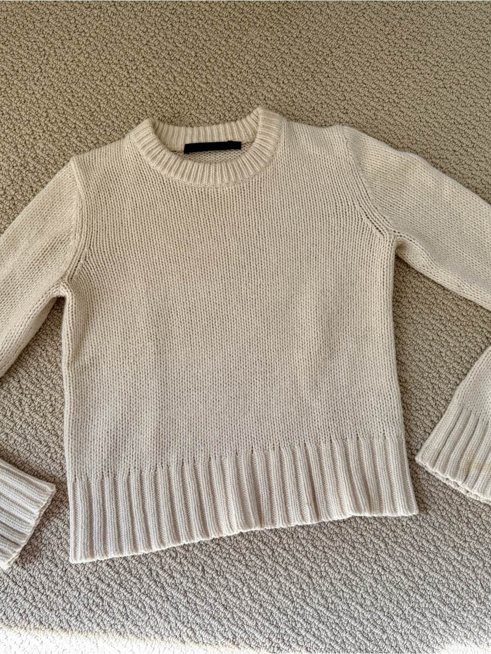 Jenni Kayne Classic Crewneck Women's Sweater in Ivory